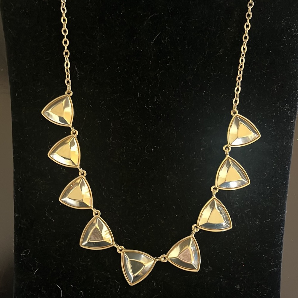 NWOT Kardashian Kollection goldtone statement necklace